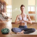 Chakra Steel Tongue Drum, 8 Notes, 15.2 cm