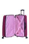 Rockland 28" Expandable Dark Red Spinner Luggage