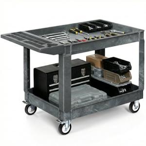 YITAHOME Heavy Duty Rolling Utility Cart, Gray