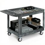 YITAHOME Heavy Duty Rolling Utility Cart, Gray