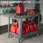 YITAHOME Heavy Duty Rolling Utility Cart, Gray