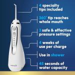 Waterpik Cordless Advanced Water Flosser with Travel Bag