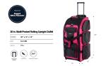Hot Pink 30" Xpedition Rolling Duffel Bag