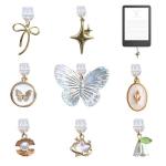 8 Charms for Kindle - Butterfly, Star & Flower