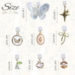 8 Charms for Kindle - Butterfly, Star & Flower