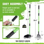 Stainless Steel Dog Pooper Scooper Set