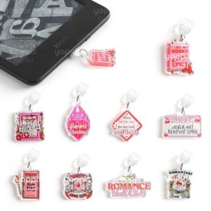 Spicy Theme E-Reader Charms - 9PC Set