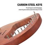 Donner 16-String Lyre Harp with Accessories