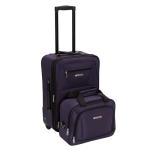 Trendy Violet Soft Suitcase Set