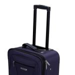 Trendy Violet Soft Suitcase Set