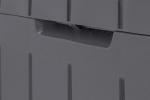 Chic 270L Graphite Garden Storage Box with Lock