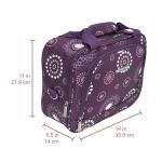 Purple Pearl 2-Piece Rockland Softside Luggage Set
