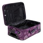 Purple Pearl 2-Piece Rockland Softside Luggage Set