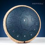 HOPWELL 15-Note Steel Tongue Drum in Marine Blue