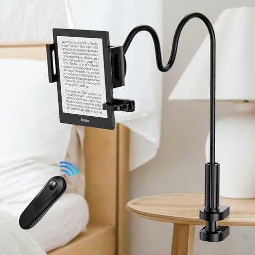 Remote Page Turner Kindle Holder for Easy Reading