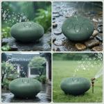 8-Note Steel Tongue Rain Drum for Gardens