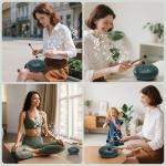 8-Note Steel Tongue Rain Drum for Gardens