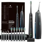 Water Flosser & Electric Toothbrush Combo in Black