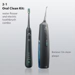 Water Flosser & Electric Toothbrush Combo in Black