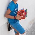 Colorful 10-Key Kids Button Accordion Musical Instrument