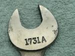 Vintage Gray Open End Wrench 3/4" & 7/8
