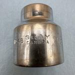 Gray Tools 1-1/2" 12 Point Socket 3/4" Drive