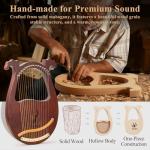 VixxNoxx 16-String Mahogany Lyre Harp Kit