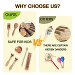 Wooden Percussion Instruments Set for Toddlers
