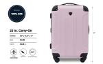 Travelers Club Lilac 50 cm Expandable Rolling Luggage