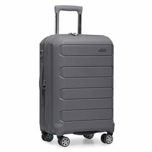 Traveler's Choice Expandable Hardshell Luggage - Gray