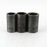 Set of 3 Vintage Gray Impact Sockets