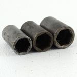 Set of 3 Vintage Gray Impact Sockets