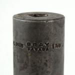 Set of 3 Vintage Gray Impact Sockets