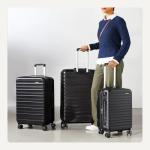 3-Piece VIP Hardside Spinner Luggage Set - Black
