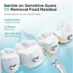 COSLUS T40 Travel Mini Water Flosser, Pink Purple