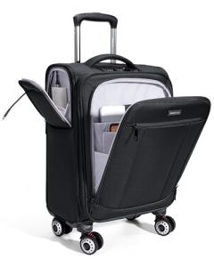 ECOHUB 20-Inch Softside Carry-On Suitcase