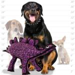 TUFFY Soft Dinosaur Dog Toy - Tough & Fun