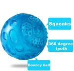 Unbreakable Squeaker Dog Ball for Playtime Fun