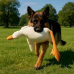 Giant Plush Duck Toy for All Dog Sizes