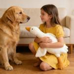 Giant Plush Duck Toy for All Dog Sizes
