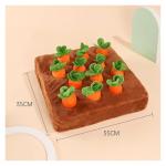 2-in-1 Carrot Plush Puzzle Toy for Dogs