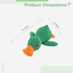 Vestamore Interactive Squeaky Duck Toy for Dogs