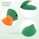 Interactive Plush Duck Toy for Aggressive Chewers