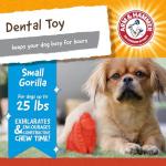 Arm & Hammer Mini Gorilla Dental Chew Toy for Dogs