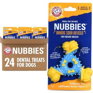 ARM & HAMMER Nubbies TriBone Dog Chew Toy