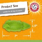 Arm & Hammer Super Treadz Gator Chew Toy
