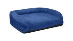 K9 Ballistics Tough Bolster Dog Bed - Blue Quartz