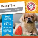 Arm & Hammer Mini Gorilla Dental Chew Toy for Dogs
