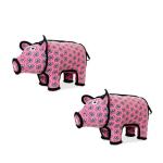 TUFFY Barnyard Tough Dog Toy - 2 Pack