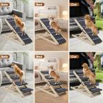 Adjustable 2-in-1 Dog Steps and Ramp